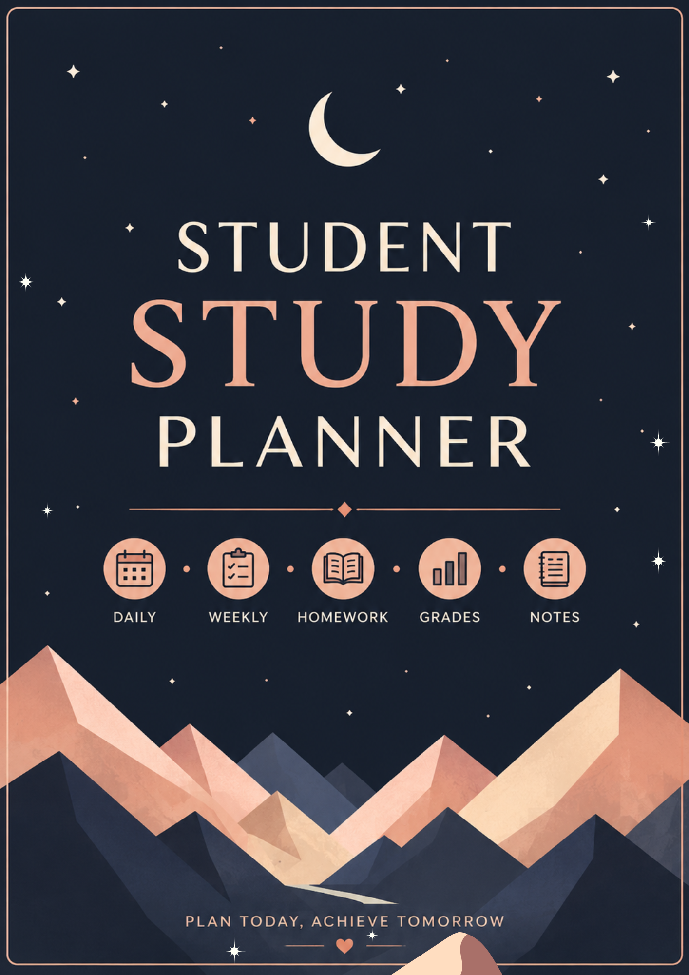 Student Study Planner Printable