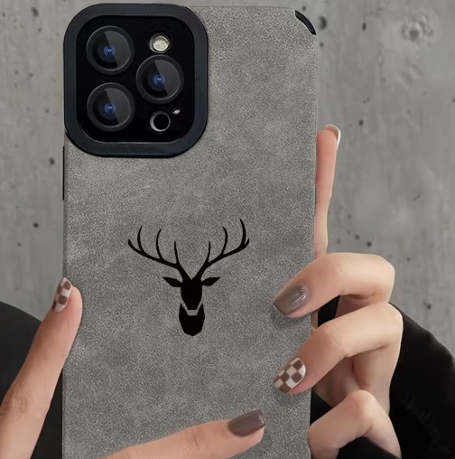 Black Deer Blossom Protective Case