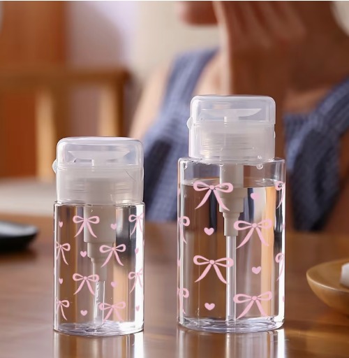 Bow & Heart Travel Skincare Bottle